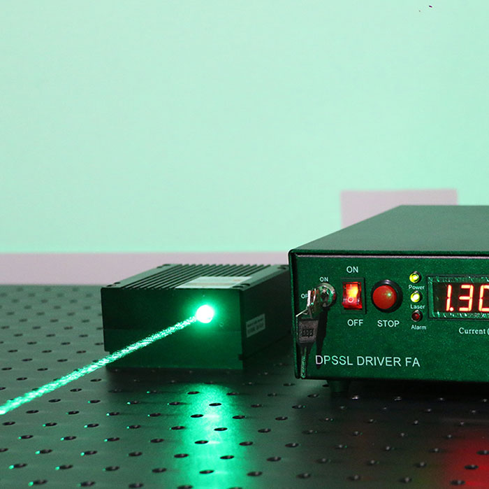 505nm 100mW 緑色 半導体レーザー ダイオードレーザー 電源付き